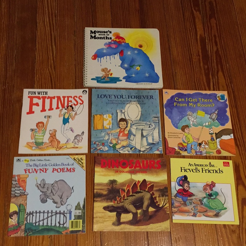 Lot of 7 vintage children’s books